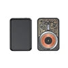 2025 Hot Selling Transparent Holder Power Bank 5000mAh Wireless 15W Fast Charging Magnetic 2-in-1 Quick Charger