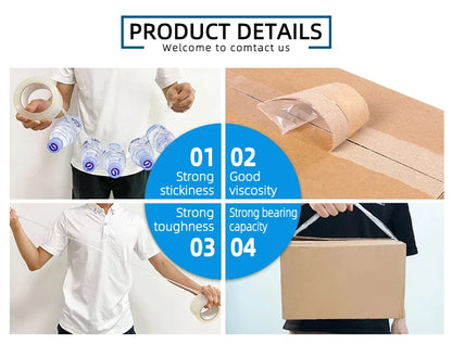 Durex 48mm 500mt Clear BOPP Tape Single Sided Acrylic Adhesive for Carton Sealing OPP Packing