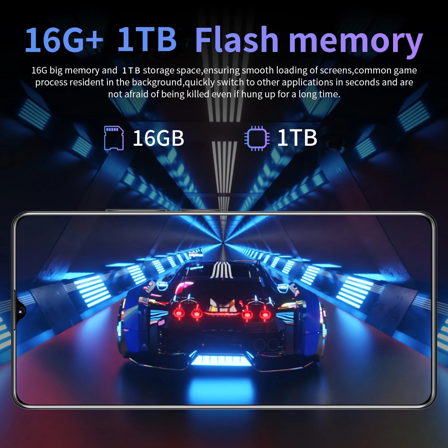 Hot Selling S23 ULTRA Original 16GB+1TB 7.3 Inch 48MP+100MP 5G High Quality Android 12 Smart Cell Phone