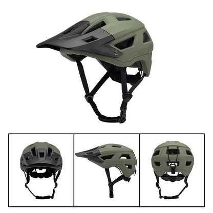 CE EN 1078 & CPSC Approved Unisex MTB Bike Helmet with Visor Mountain Bike Helmet Featuring PC Shell for Mtb Riding