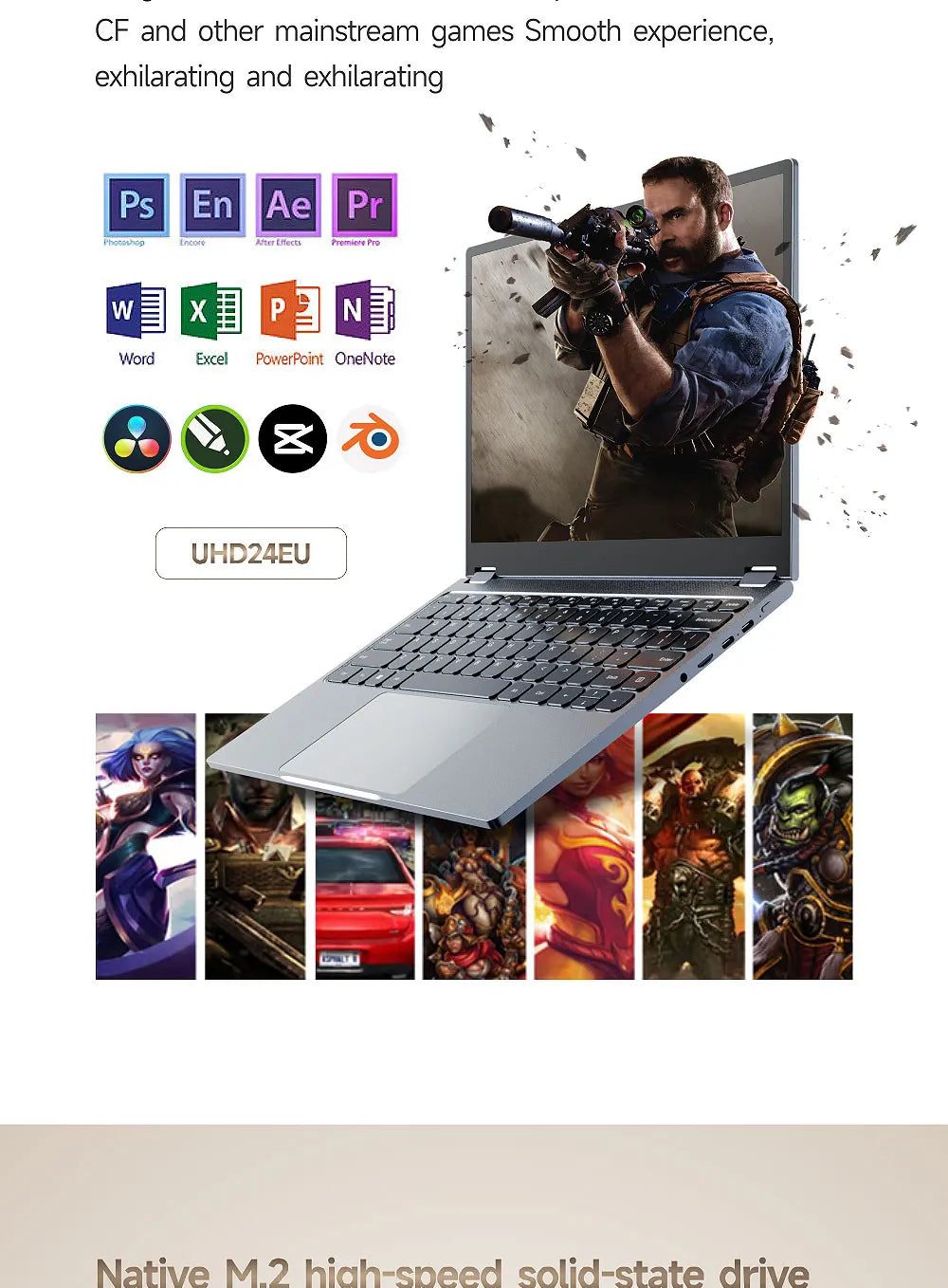 New Yoga 13.5Inch2.2K 360 Degrees Flip Folding Touch Screen Business Office Laptop Windows 11 Pro SSD 128GB/256GB/512GB DDR4