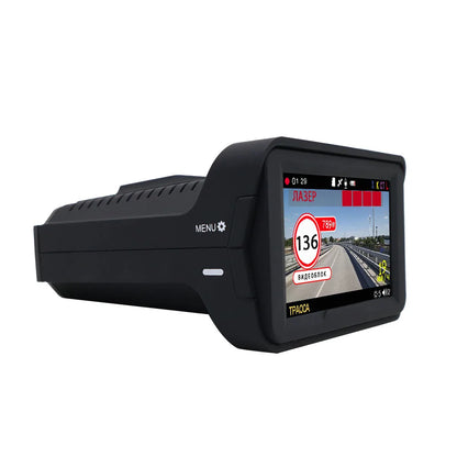 KARDAR K328SG Video Recorder with Radar Detector Signature FHD1080P IPS 140 Degree Camera Recorder GPS Radar Detector for Car