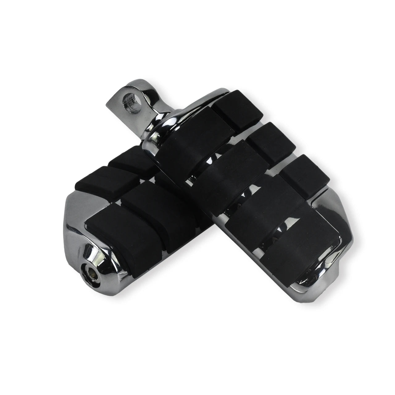 Universal Motorcycle Male Mount Foot Pegs 1.25" 32mm Footrest for Harley Sportster Touring Softail Dyna Suzuki