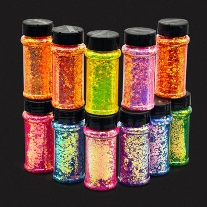 Free Shipping 2oz Shaker Bottle Jars Christmas Chunky Mix Glitter for Snow Globe Tumbler Cups