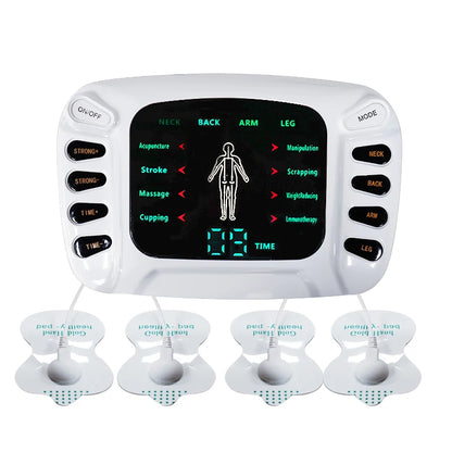 8 Models Tens Electric Muscle Stimulator Ems Acupuncture Body Massage Digital Therapy Massager Electrostimulator