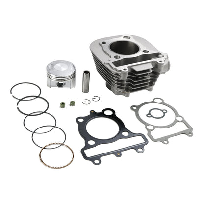 67mm Cylinder Jug Piston Kit for Yamaha YTM200 Moto 4 1985-1989 Tri-Moto Yamahauler 200 1983-1985