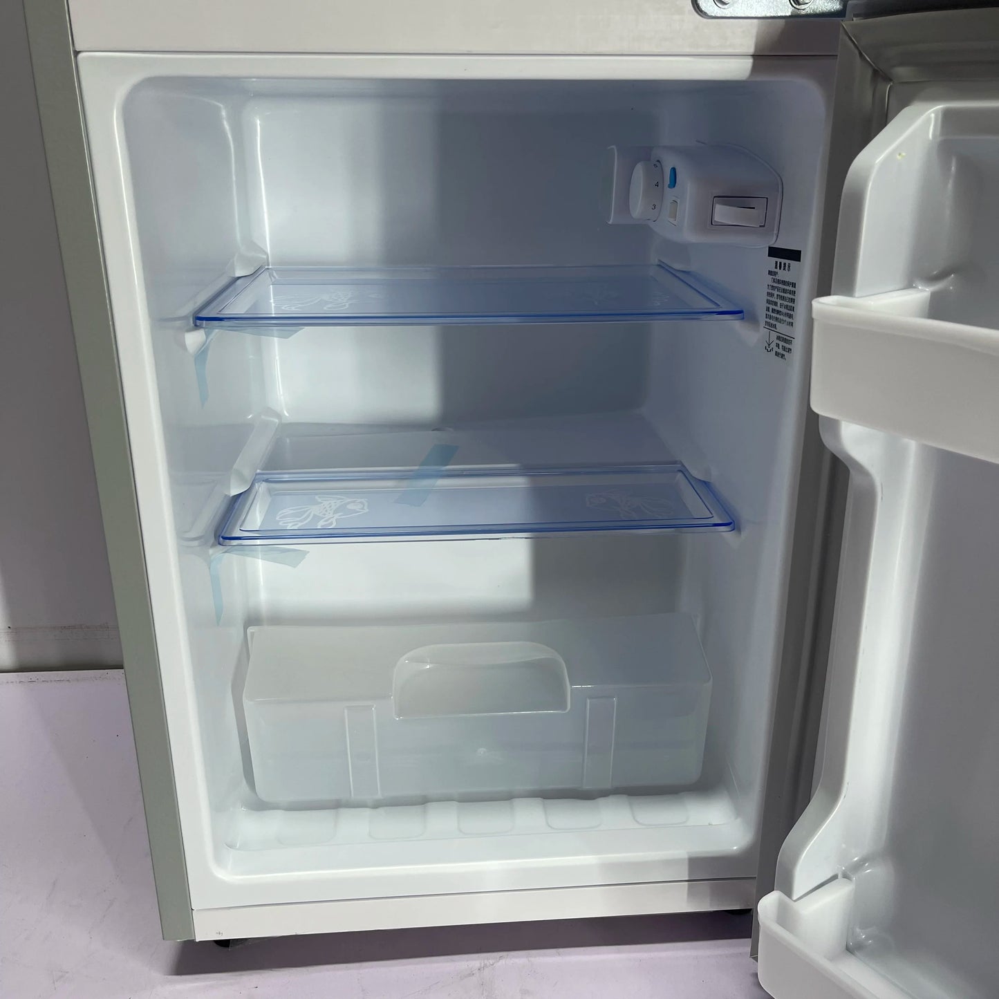 BCD-128 Cooling Fridge Household Top-freezer Double Door Fridges Refrigerator for Homes