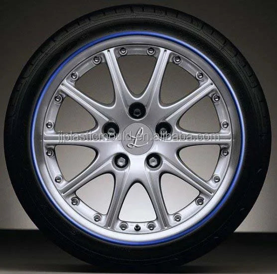 Sports Rim Guard Wheel Protector Steel Ring Plastic Strip Car Rim Protectors Wheel Car Rim Protectors
