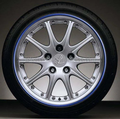 Sports Rim Guard Wheel Protector Steel Ring Plastic Strip Car Rim Protectors Wheel Car Rim Protectors