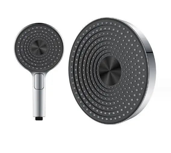 2 Way Built in Wall Concealed Mount Chrome Plated Brass Rainfall High Pressure Douche Square Thermostatic Shower Set