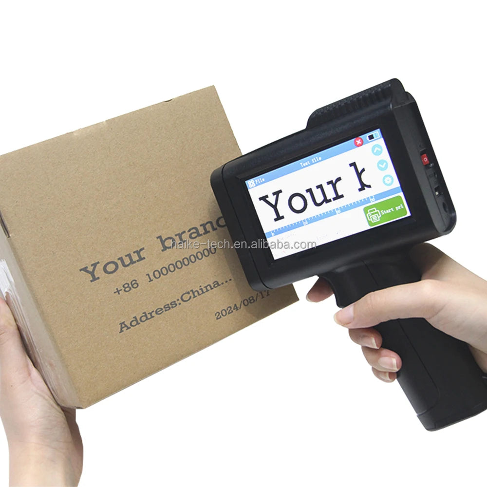 12.7MM Mini Handy High Speed Digital Portable Online Digital Inkjet Printer for Carton Painting Machine