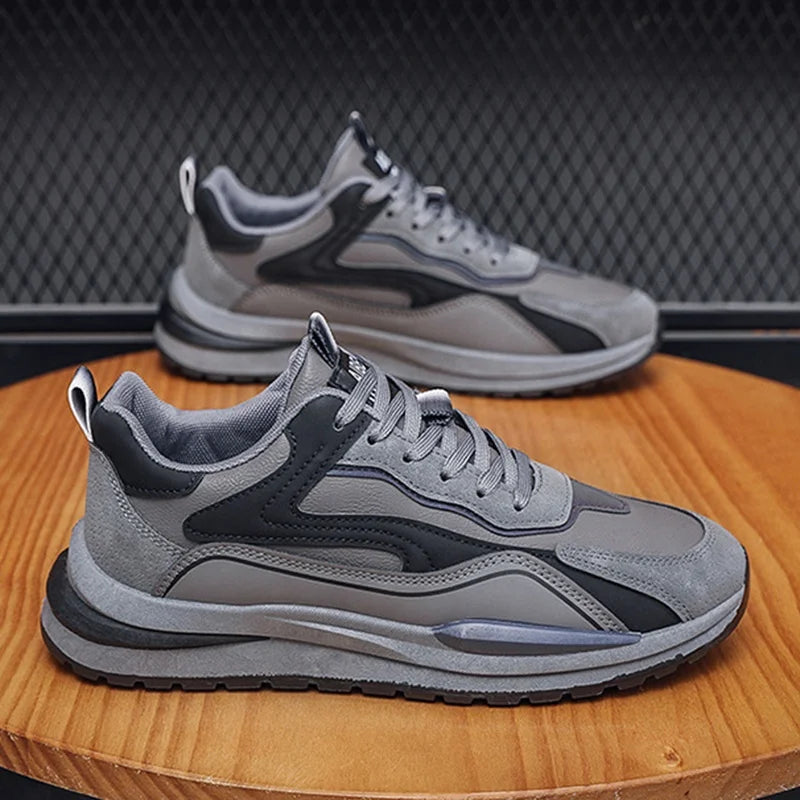Y Men's Shoes Soft Breathable Trendy Thick Sole Running Walking Style Casual Sneakers Shoes for Men
