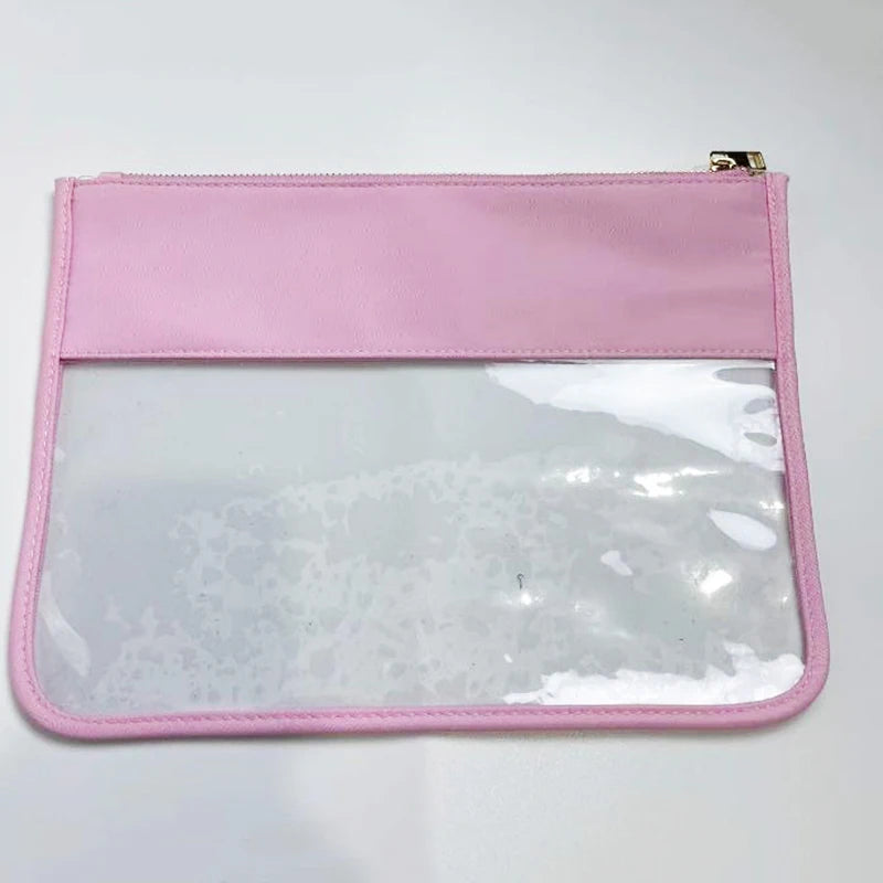 RTS Stock Nylon Girls Durable Colorful Simple School Bag Holder Storage Pouch Bag Gift Cute Marker Pen Classic Slim Pencil Case