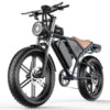 1500W New Lithium Battery Fat Tire 20-inch Electric Snow Bike Fat Bike 48V 20A Beach Off-road Road City Anti-motorcycle Model