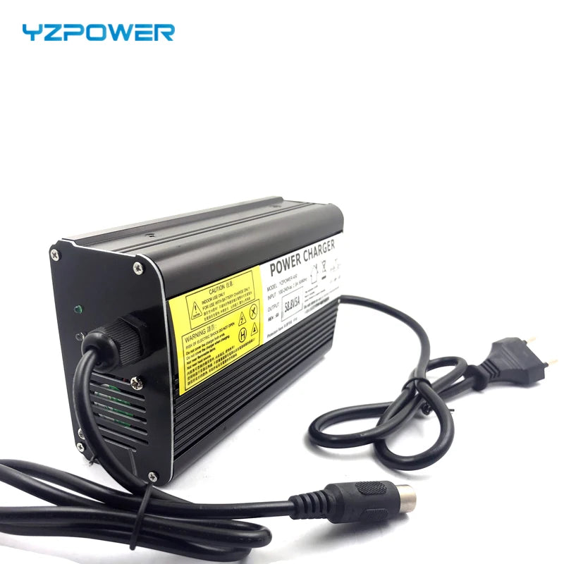 For YZPOWER 29.2v10a 8s Battery Charger for 24V 10A Lifepo4 Electric Standard Battery 2-Year AC with DC Port