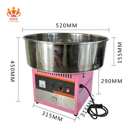 Carnival Party Supplies Candy Floss Making Machines, Popcorn Machines with Cotton Candy Machines, and Sells Wheeled Carts