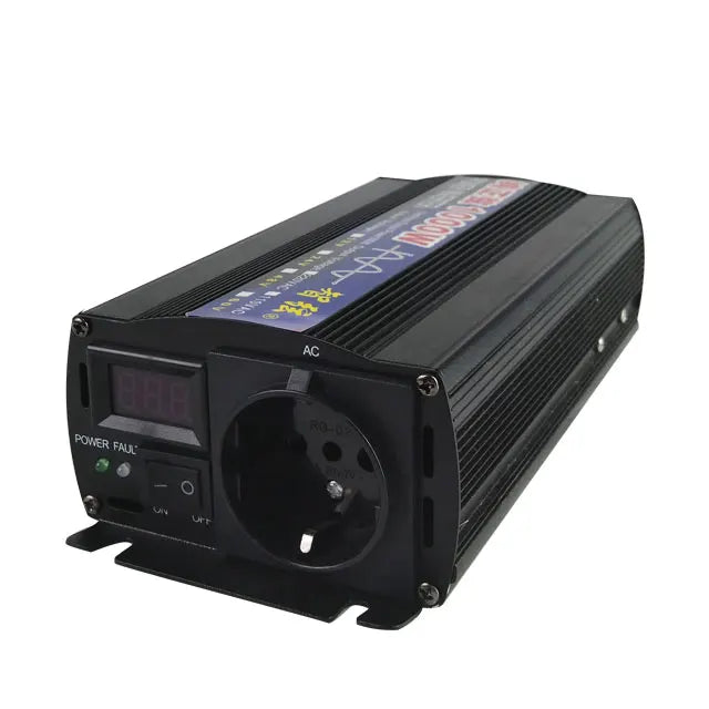 EX-factory Price 1000w UPS Power Inverter 12v 24v to 220v with Charger for Solar Use