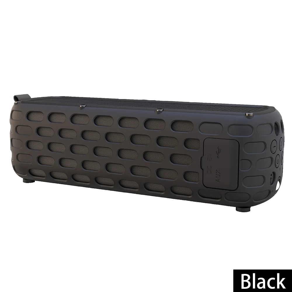 Cyboris T6 Solar Powered Waterproof Stereo Speaker TWS 20W Blue Tooth Speakers for BBQ Fishing Camping Riding Outdoor Activities