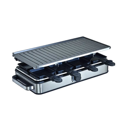 Korean Teppanyaki Plate Electric BBQ Grill With Non-stick Pans for Steak Chicken Wing Barbecue Griddle