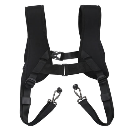PULUZ Quick Release Double Shoulder Harness with Decompression Foam Strap Belt Soft Pad Original Global Source for DSLR Camera