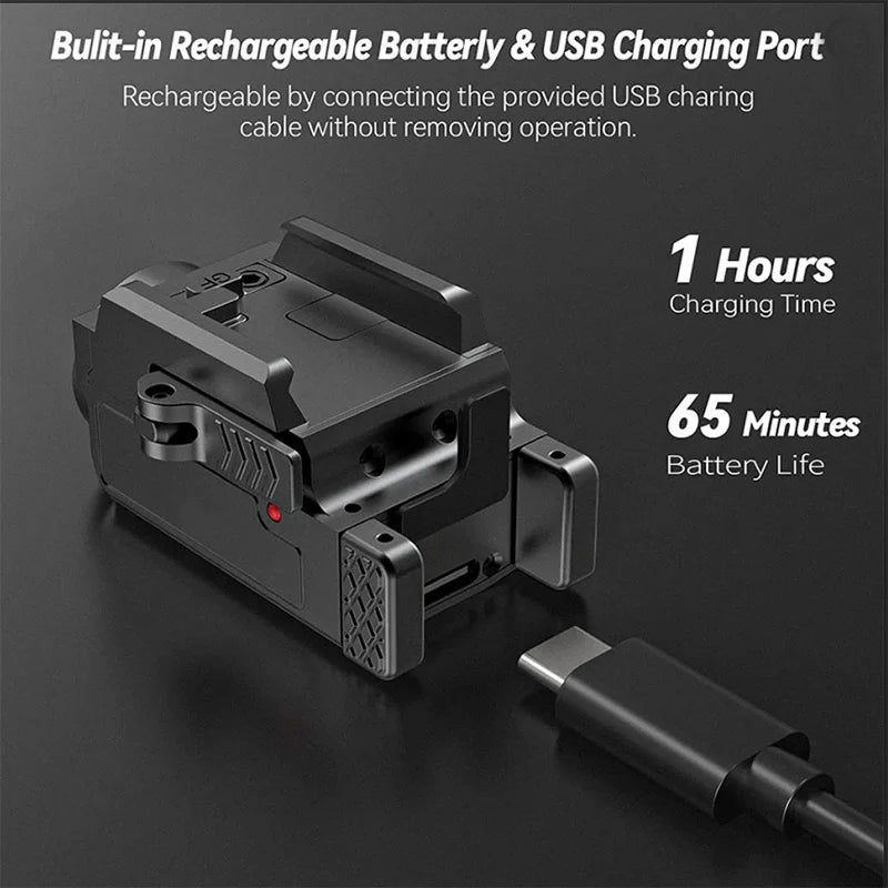 Dropshipping GM23 Light 800Lm Rechargeable Mounted Accessories Tactical Flashlight