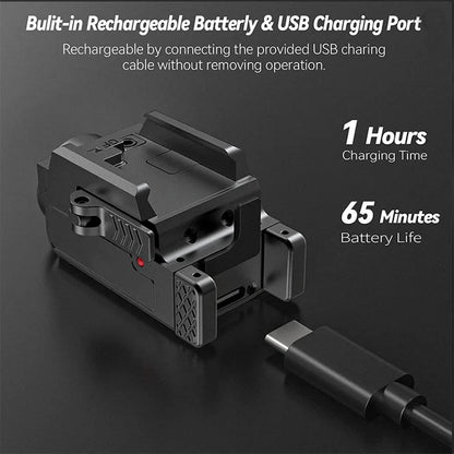 Dropshipping GM23 Light 800Lm Rechargeable Mounted Accessories Tactical Flashlight