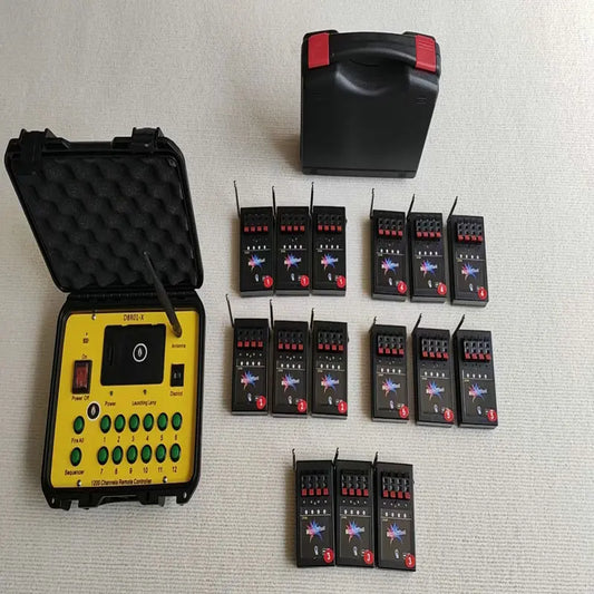 2024 New Style Remote Control Pyrotechnic 60 Cue Radio Firing Box Fireworks Firing System for Pyro Musical Firework Display by PDG ibma