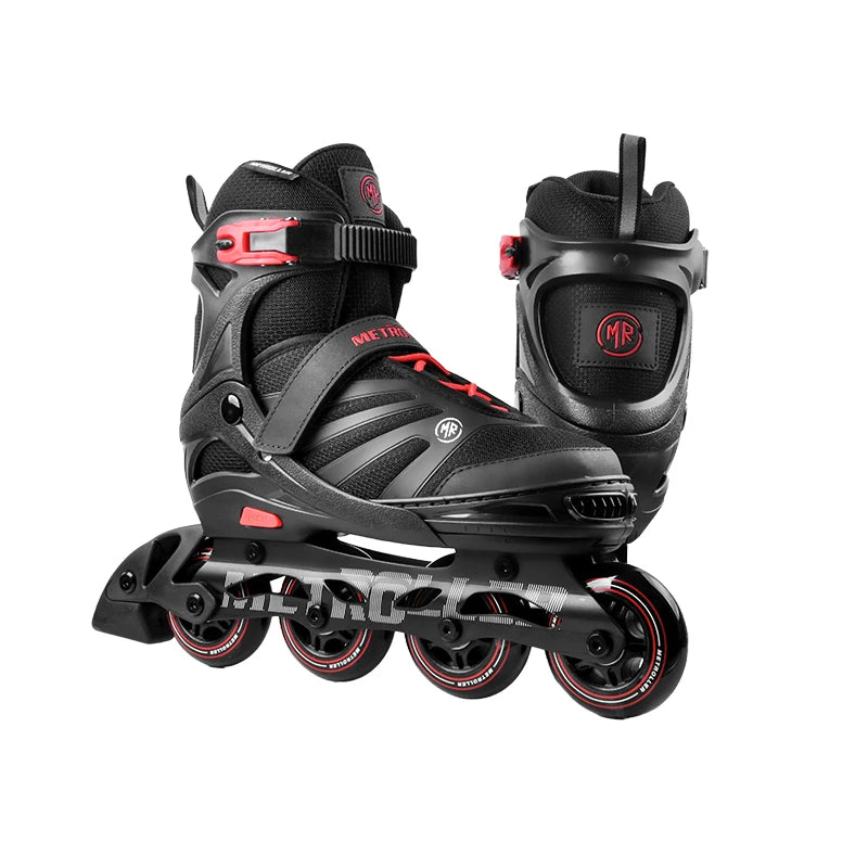 Soft Boot Inline Roller Skates for Adults and Kids Comfort Stability with Shockproof Aluminum Frame Speed Skates for Boys