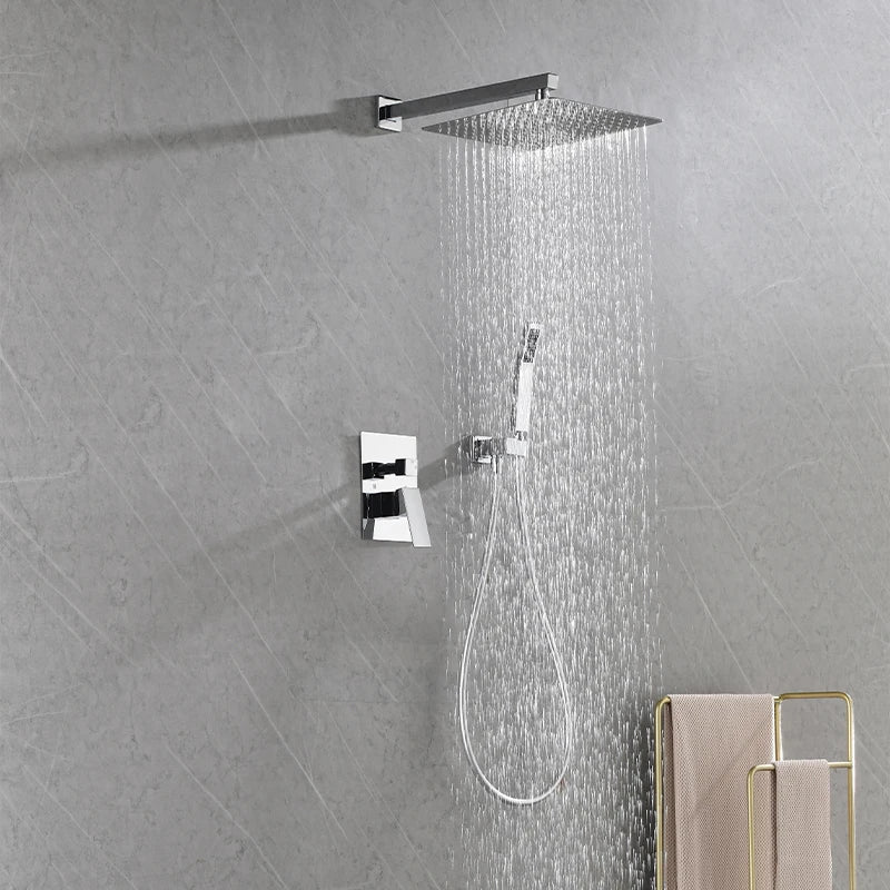 USA Free Drop Shipping America Ready Stock Shower Set System Bathroom Luxury Wall Mounted Faucet Kits 2024 Design Shower Head