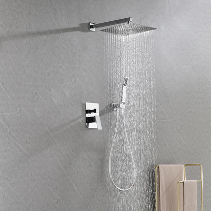 USA Free Drop Shipping America Ready Stock Shower Set System Bathroom Luxury Wall Mounted Faucet Kits 2024 Design Shower Head