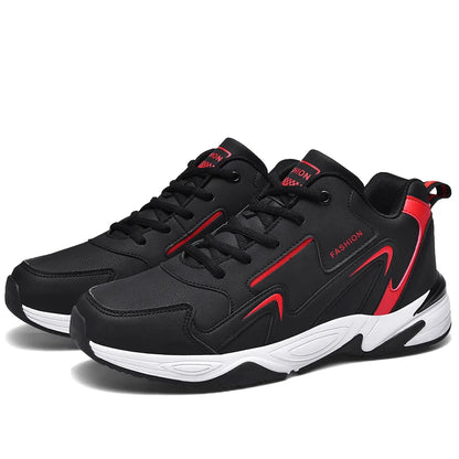 High Quality Men's Casual Sneakers Breathable Mesh Cloth Upper Elasticity Anti-Slip High-Top Sole Comfortable Walking Shoes