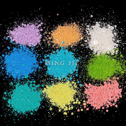 Factory Matt Macaron Colors Nail Sequins Solvent Resistant Non-Toxic Chunky Glitter Bulk Tumbler Snow Globe Epoxy Resin Festival