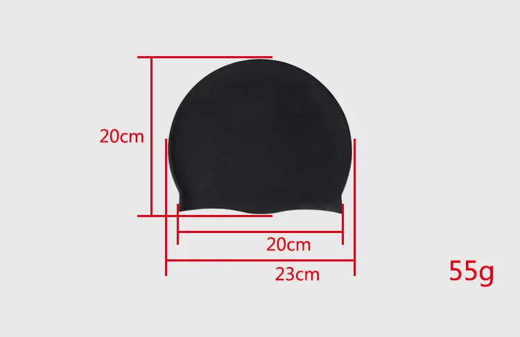 Custom Lightweight Swim Cap Silicone High Elastic Swimming Caps Professional Fitness Swim Cap for Adults and Kids