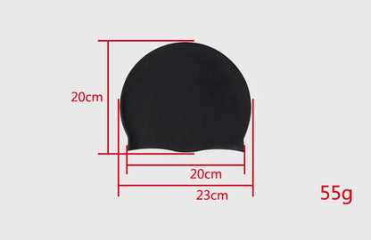 Custom Lightweight Swim Cap Silicone High Elastic Swimming Caps Professional Fitness Swim Cap for Adults and Kids