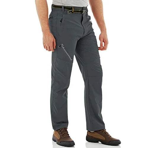 TACVASEN Quick Dry Outdoor Hiking Pants Men Summer Lightweight Rip-stop Cargo Work Trousers Multi-Pockets Camping Fishing Pants