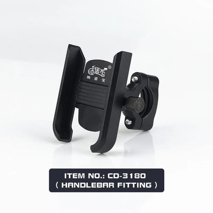 Aluminium Alloy Mobile Phone Holder Bike Motorcycle Cell Phone Holder Motorcycle Holder Phone Charger