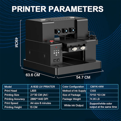 Desktop Best Selling UV Printer Flatbed Printing Machine A3 A4 UV Dtf Flatbed Printer for PVC ID Card Phone Case Metal Acrylic