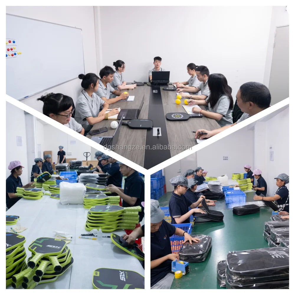 SHANGZE Custom Factory Cold Pressing Durable EPP Foam Core Honeycomb Carbon Fiber Pickleball Paddles Compliant Entertainment