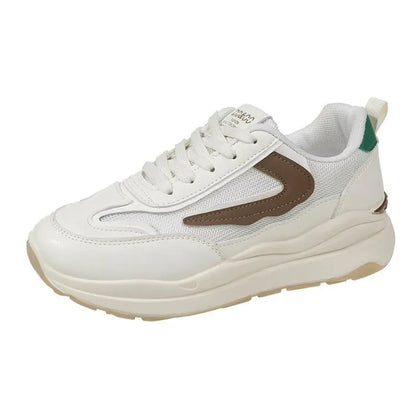 Summer Thick-soled Mesh Sneakers Women's New All-match Retro Heightened Daddy Shoes Trendy Casual Walking Shoes
