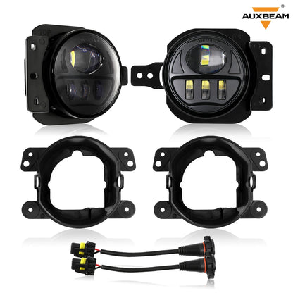 1 Pair LED Fog Lights for Jeep Wrangler JL 2018-2023 Driving Passing Lights Headlight 12V 6000K IP67 Waterproof