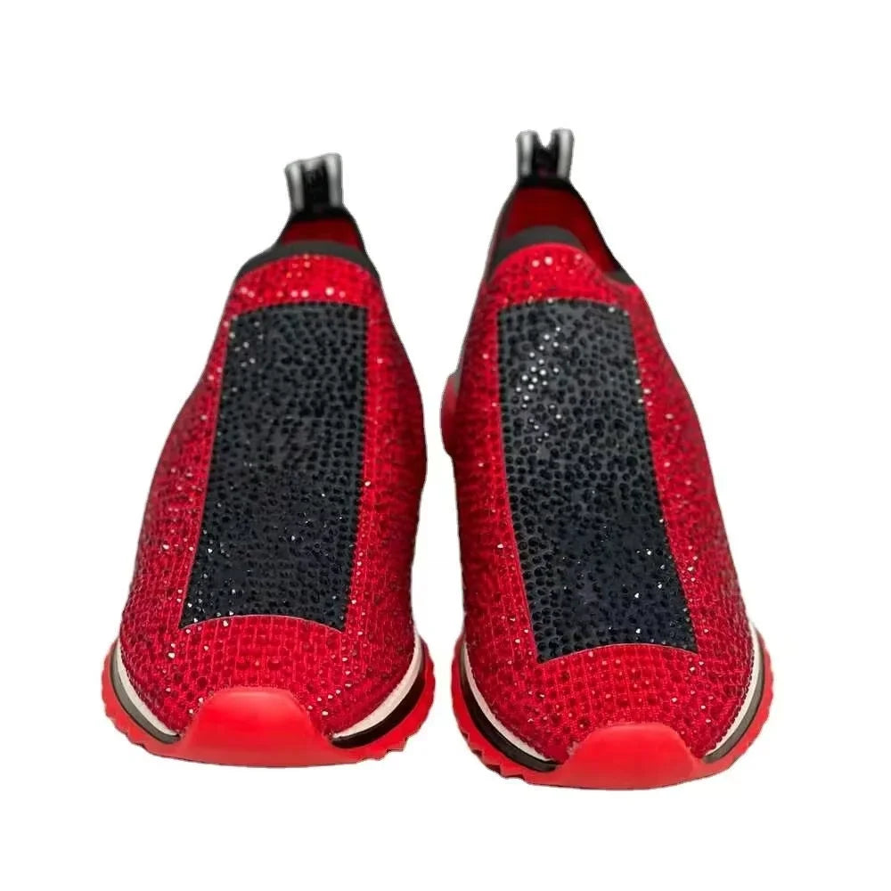 Top-quality New Designer Luxury Shoes, Men's Fashionable Casual Shoes, studded Thick-soled Sports Shoes Fashionable Sports Shoes