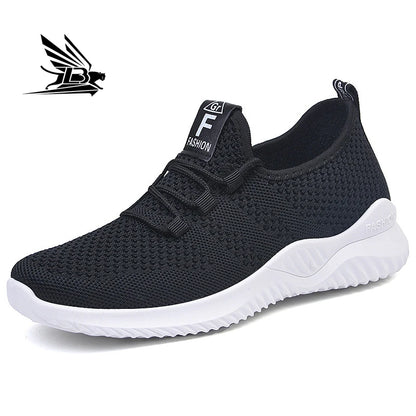 Women's Fashion Casual Sport Walking Sneakers Wholesale New Styles Disposable Breathable Flexible Tennis Shoes for Ladies
