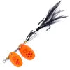 6.5cm/13g Manufacturer Double Blade Fishing Spinner Hard Metal Spoons Blade Swimbait Fishing Lure for Saltwater Freshwater