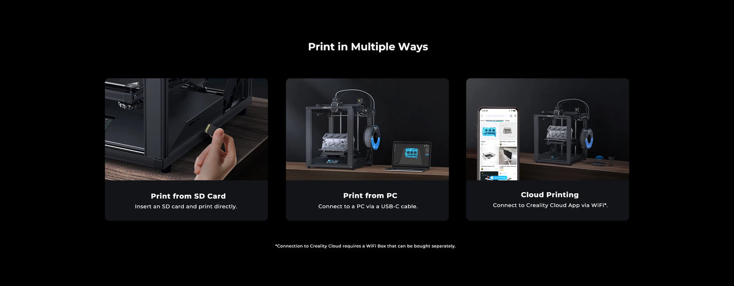 CREALITY Ender-5 S1 3D Printer 3D Printer 250mm/s Fast Printing Sprite