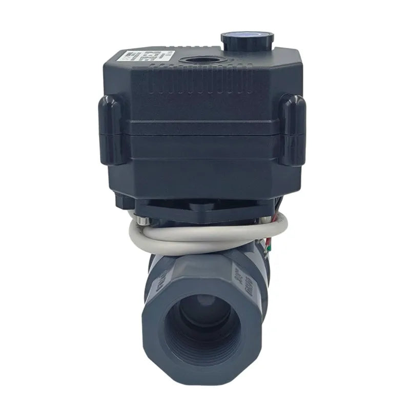 DC Motor Electric Actuator Operated Normally Open Closed Dn15 1/2" Dn20  3/4 Inch 12v Stainless Steel 304 Brass Pvc Ball Valve