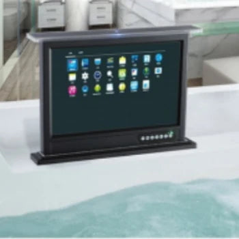 Modern 17" Pop-Up TV Lift Digital Display ABS Bathtub Hot Tub Waterproof Electric Heated 110V/220V SOWO TV-W17 Transom Windows