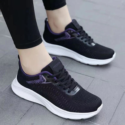 Y 36-40 Women's Casual Breathable Lightweight Running Walking Style Comfortable Sneaker Soft Soles Shoes for Women Four Seasons