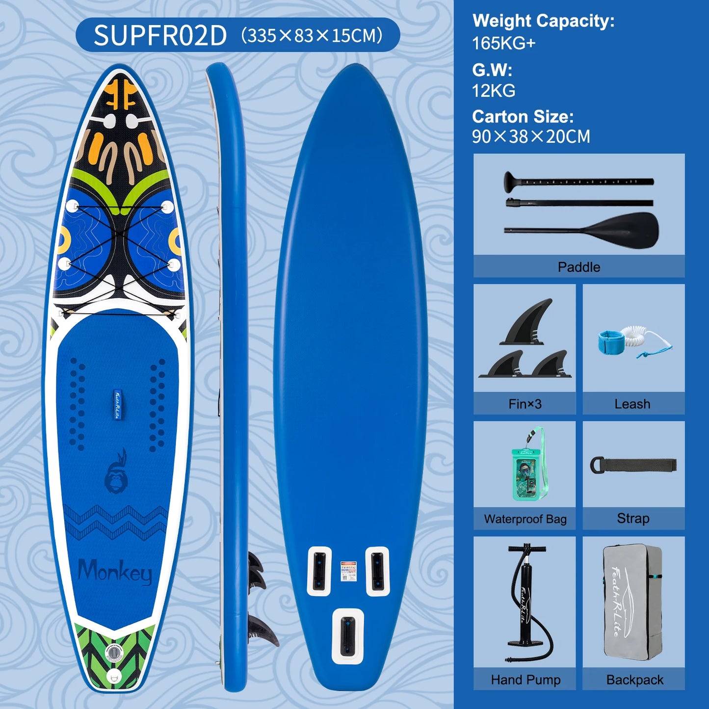 BR Free Shipping Dropshipping Factory Supply Surfboard sup Board Paddle sup Tabla De Surf Inflatable Paddle Board Paddle Surf