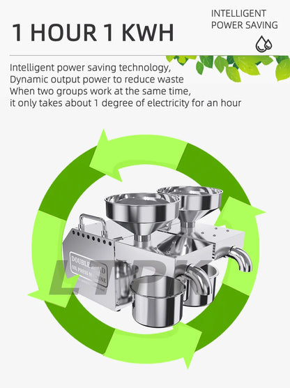 B02 Full Automatic Mini Small Household Home Use Oil Extraction Making Edible Olive Oil Press Machine