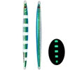 Long Blade Fishing Lure Metal Jig 60g 80g  Lead Fish Glow Paint Metal Lure  Long Casting Jig Lures Saltwater Sea for Snappers